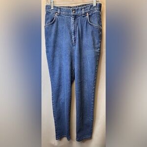 Levi’s Vintage Denim Jeans Back Elastic Waistband High Waisted Tapered Size 14